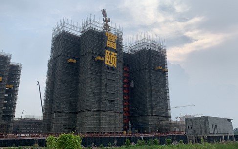 广州黄埔区鱼珠板块某一手楼盘。林春挺/摄