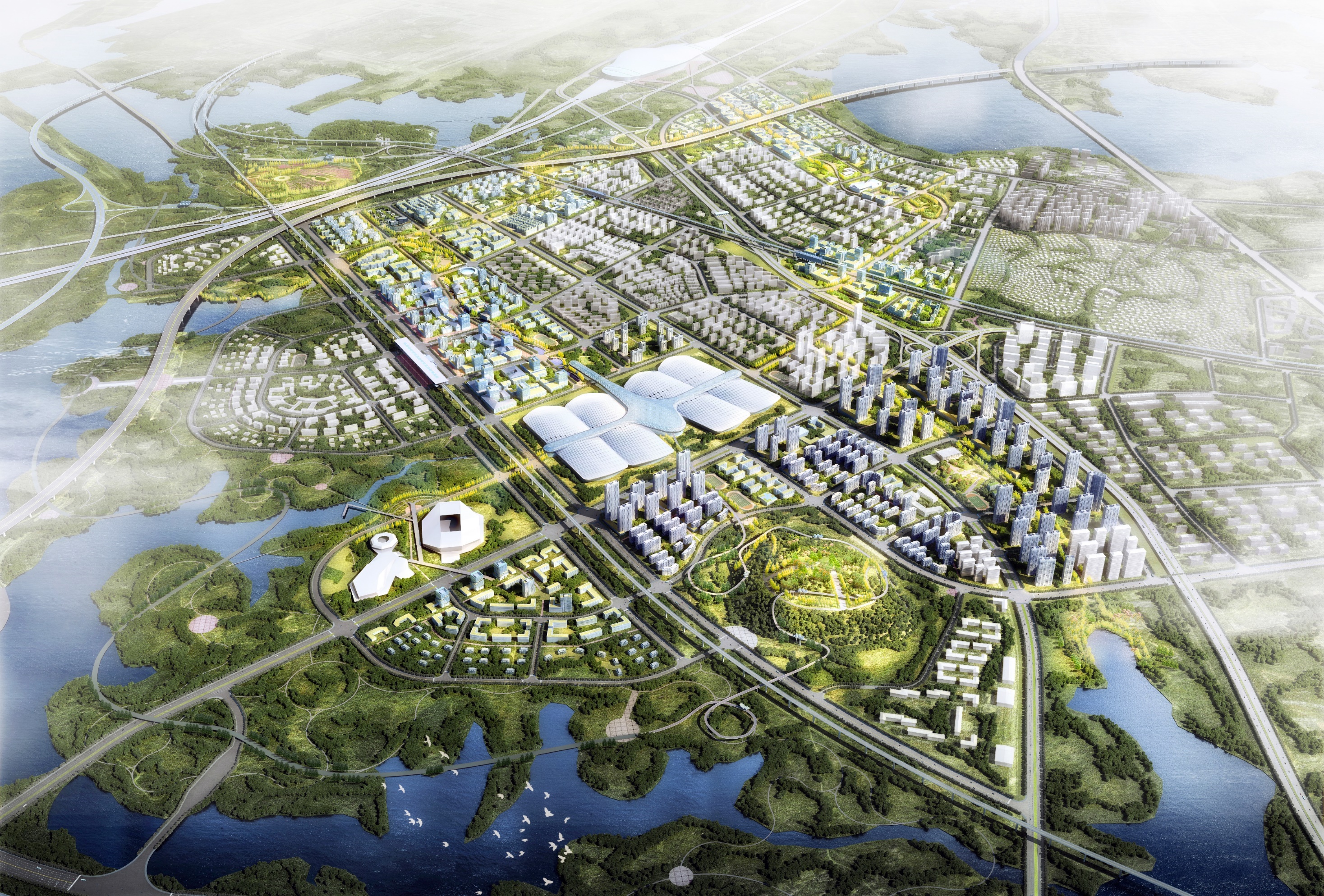 天河国际会展中心动工开建 武汉迈向世界级会展之城