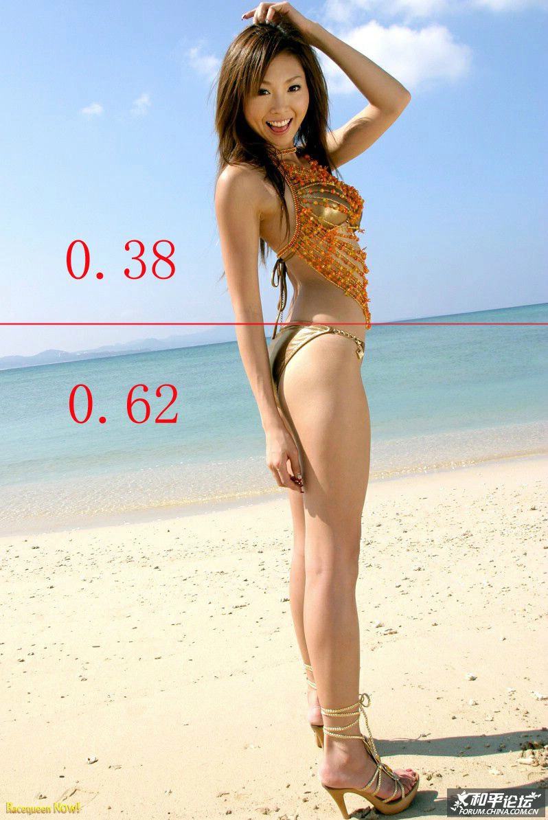 人体的黄金分割