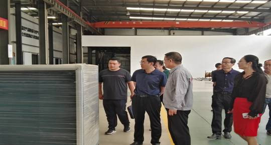 沧州市市场监督管理局到卡林热泵技术有限公司组织开展质量帮扶进企业活动