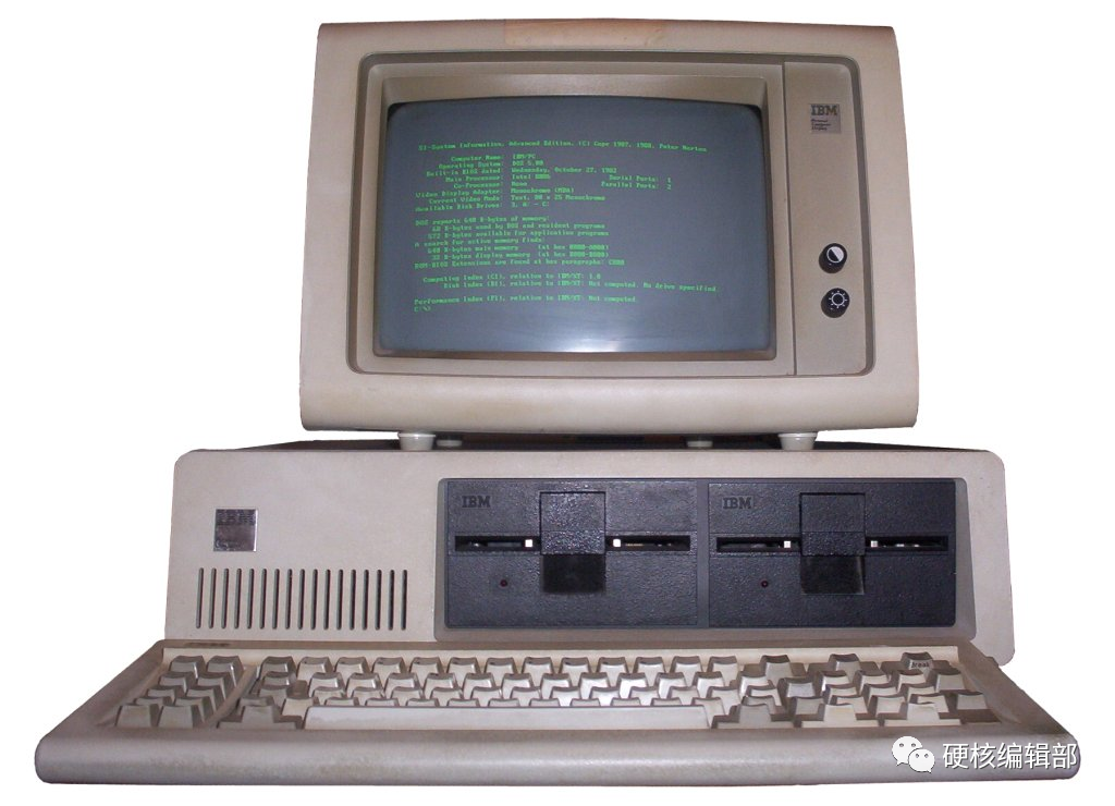使用MS-DOS的IBM 5150