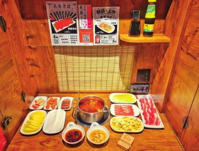 “一人食”餐厅菜量减半,方便一个人吃,不浪费