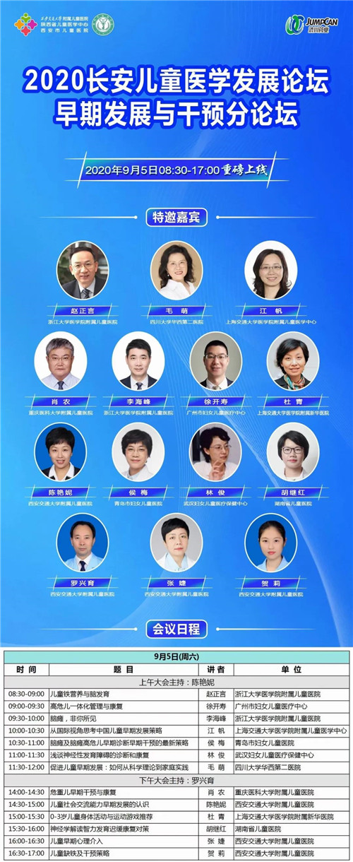 2020长安儿童医学发展论坛早期发展与干预分论坛