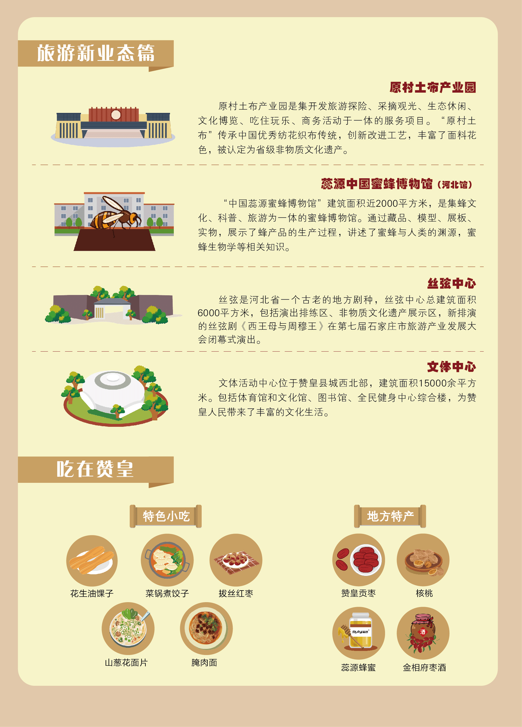 河北赞皇全域旅游手绘地图来啦