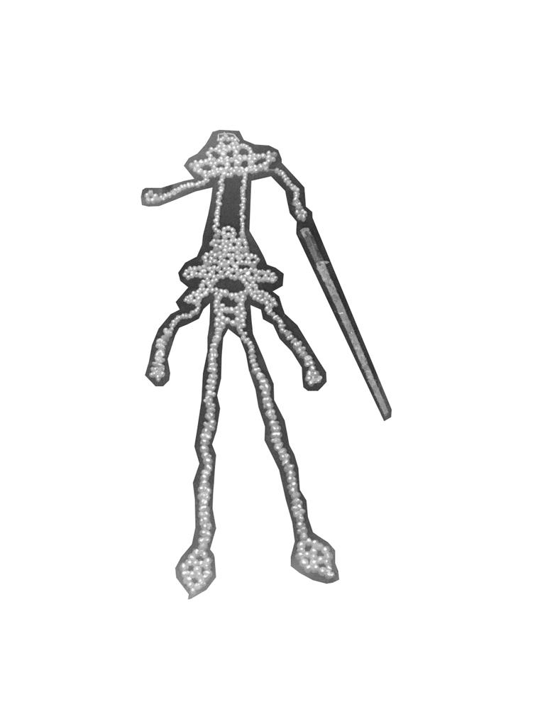 “春”字串珠头饰