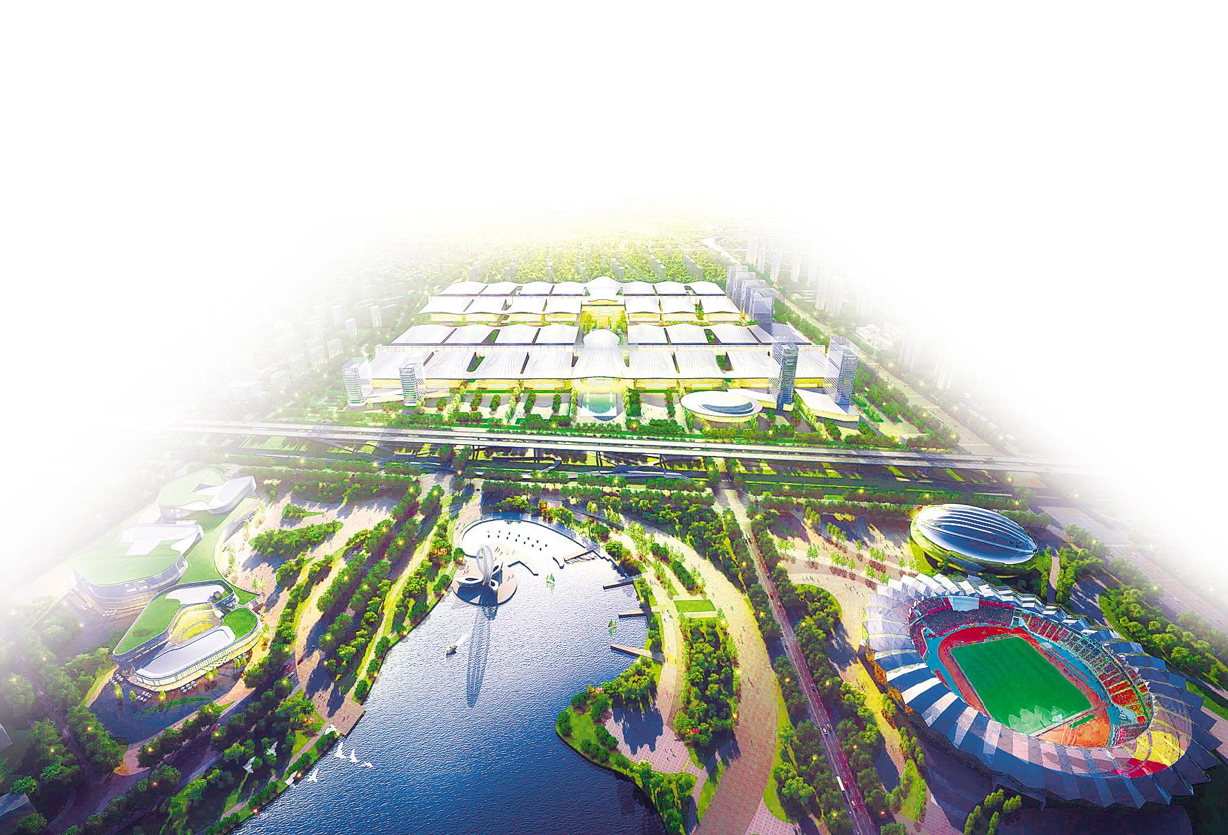天河国际会展中心动工开建 武汉迈向世界级会展之城