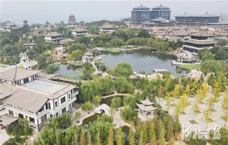 2020年9月10日，拍摄的河北省邯郸市磁县磁州水墨园。河北日报记者史晟全摄影报道