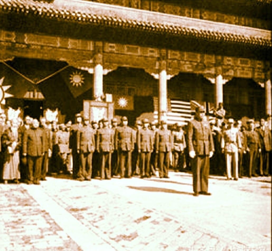 二战日本投降签字仪式图片