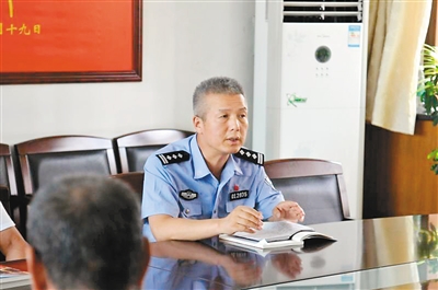 刘云飞同志生前工作照 西安市公安局交警支队供图