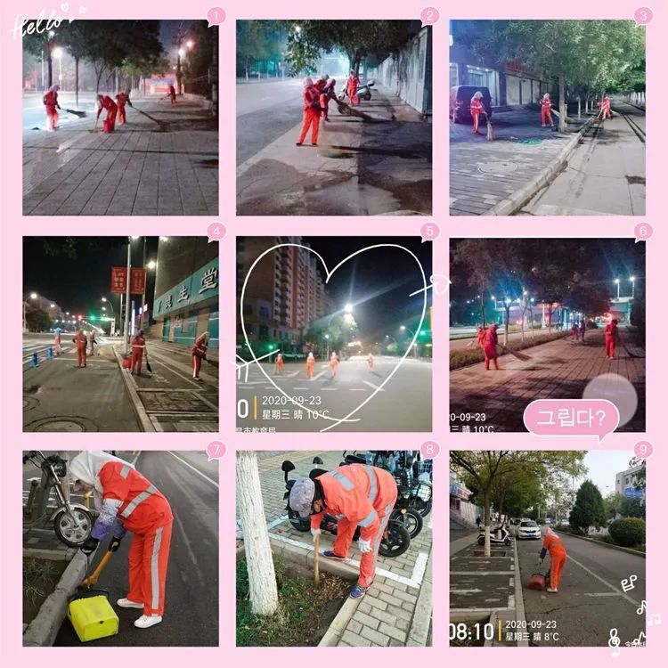 雨中守护者城市清道夫 金昌“橙色精灵”清淤忙