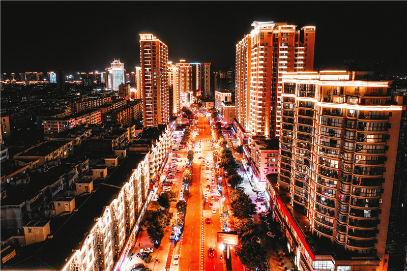 温州龙港夜景图片