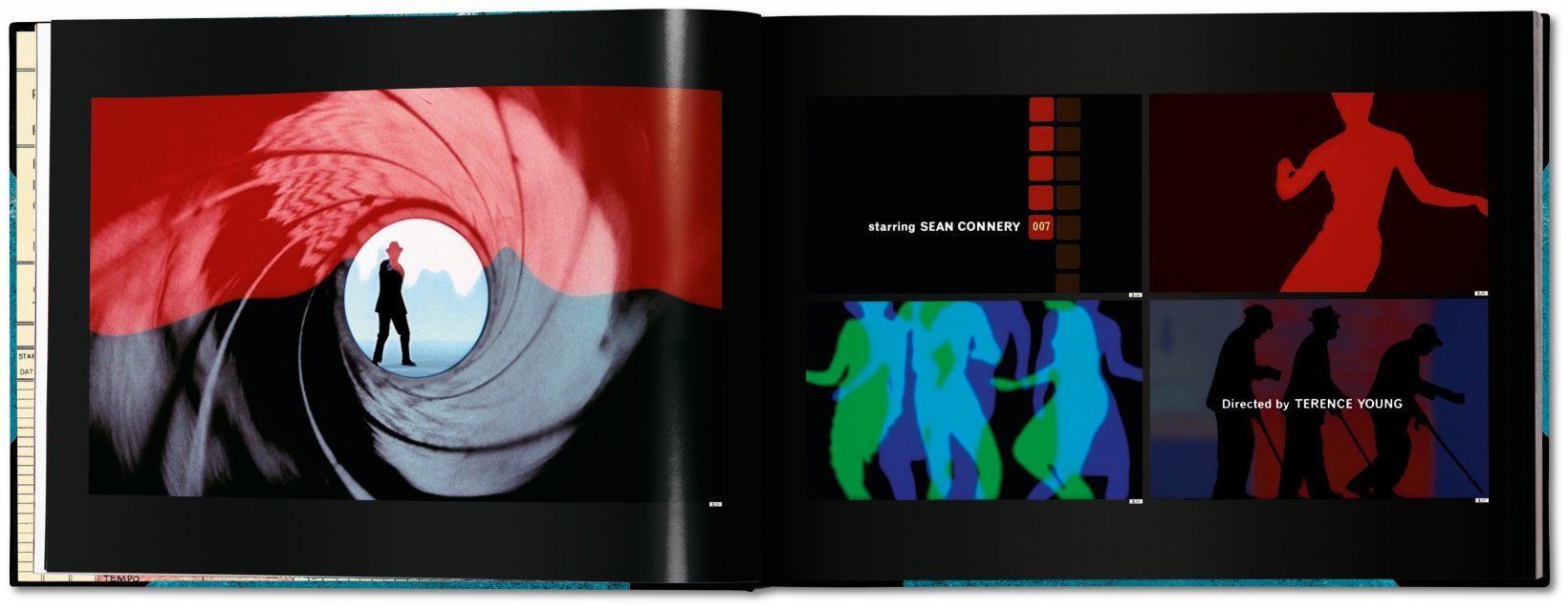 第一部007电影,1962年《诺博士》片头撷影。该片导演为泰伦·杨,主演肖恩·康纳利 本文图/Taschen官网页面