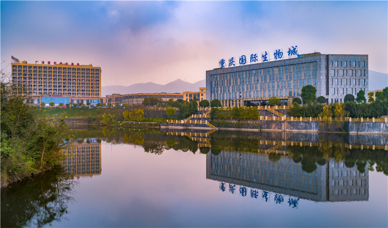 重庆国际生物城科技孵化楼。巴南区委宣传部供图