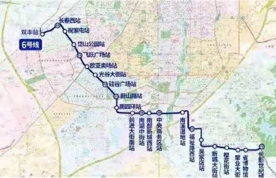 长春轨道交通6号线蔚山路站率先恢复地面交通