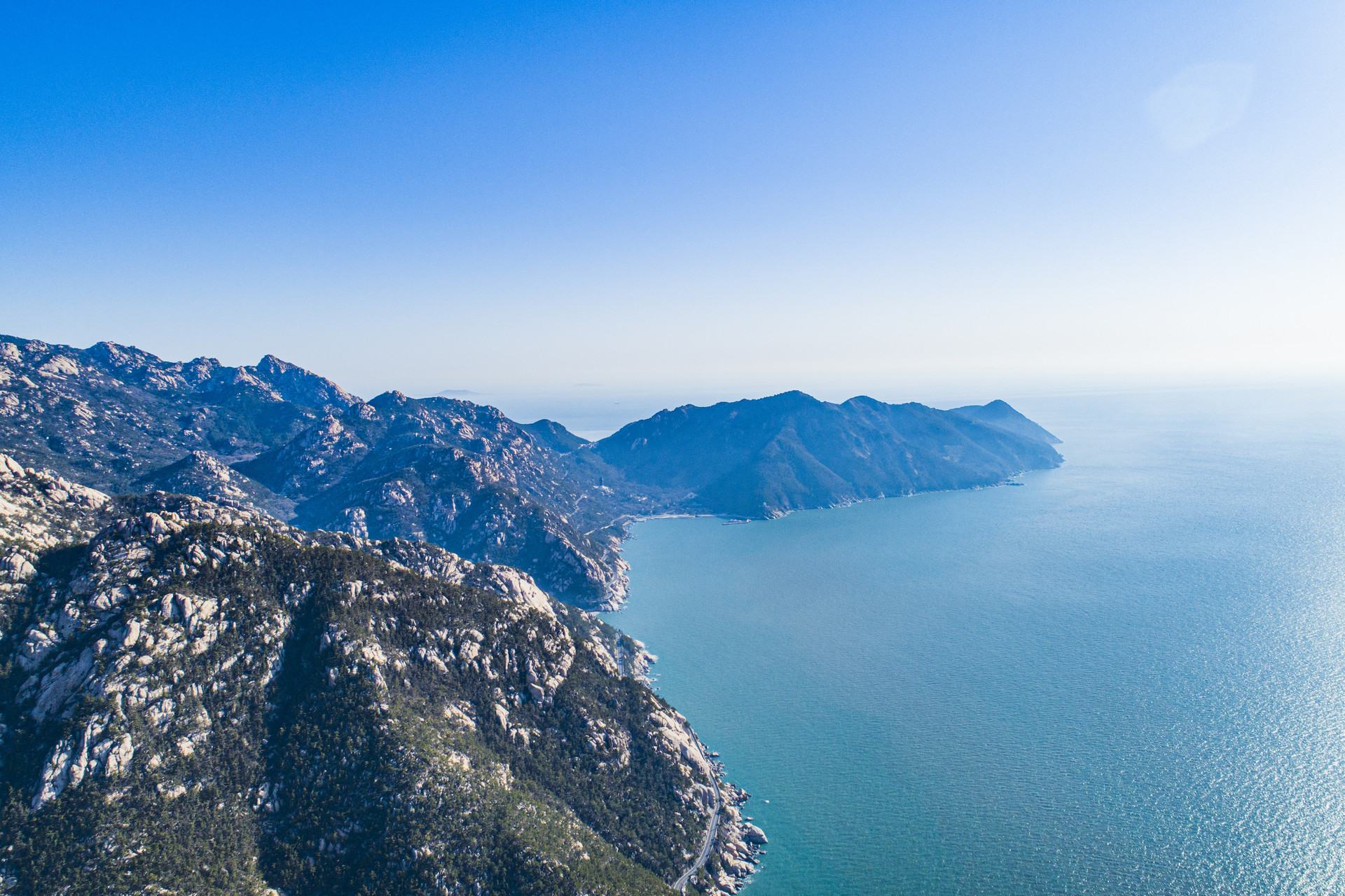 《游青岛崂山》