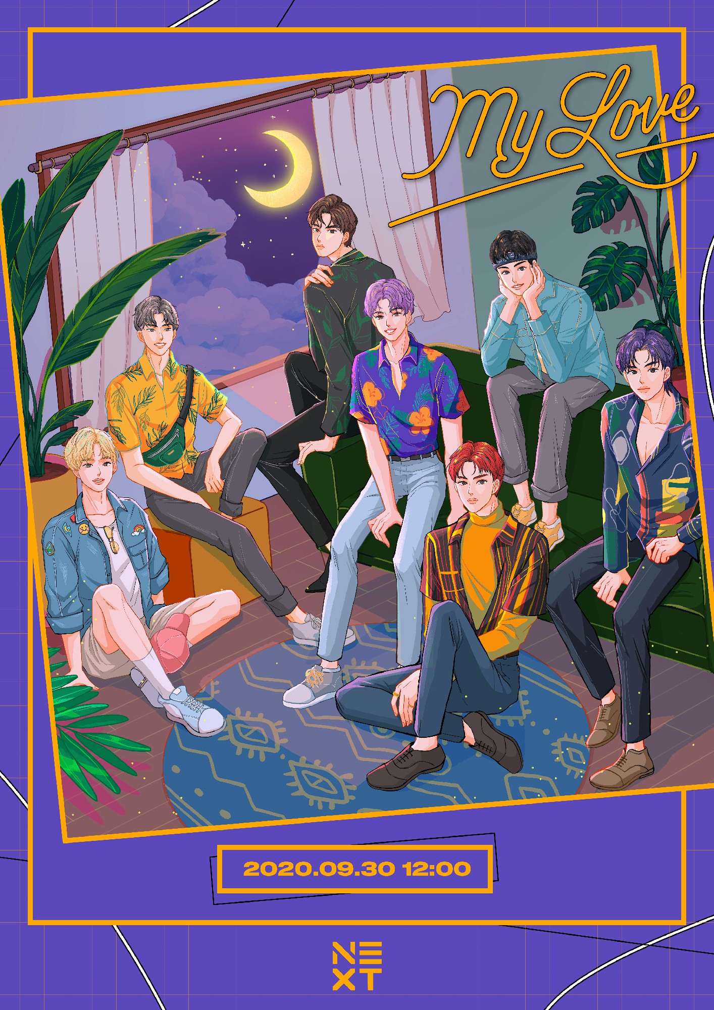 乐华next全新单曲mylove上线感受少年们的秋日浪