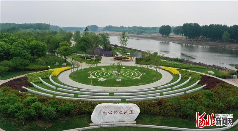 香河县运河文化公园。通讯员田家霖摄