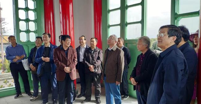 文史专家、学者登临三台阁