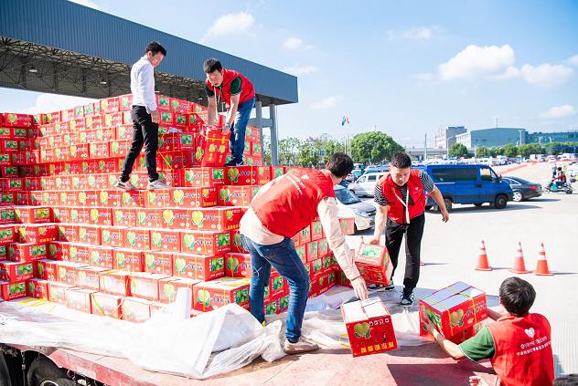 助力疆果东输 今年第一车新疆库车香梨今到宁波