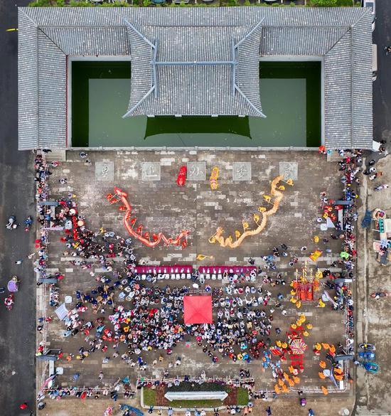 鲁迅外婆家迎中秋活动。 骆海淼 摄