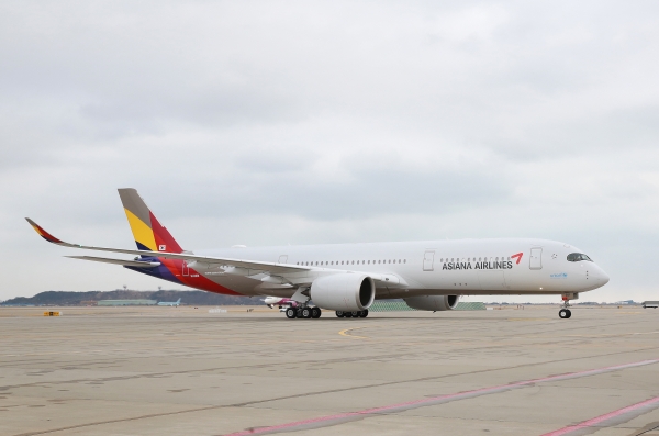 韩亚航空首架a350"客改货"机正式投入运营
