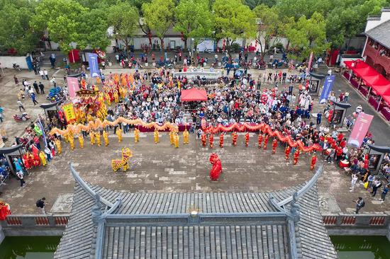 鲁迅外婆家迎中秋活动。 骆海淼 摄