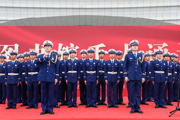 "时代楷模"九江消防救援支队深情诵读 坚信有爱就会赢