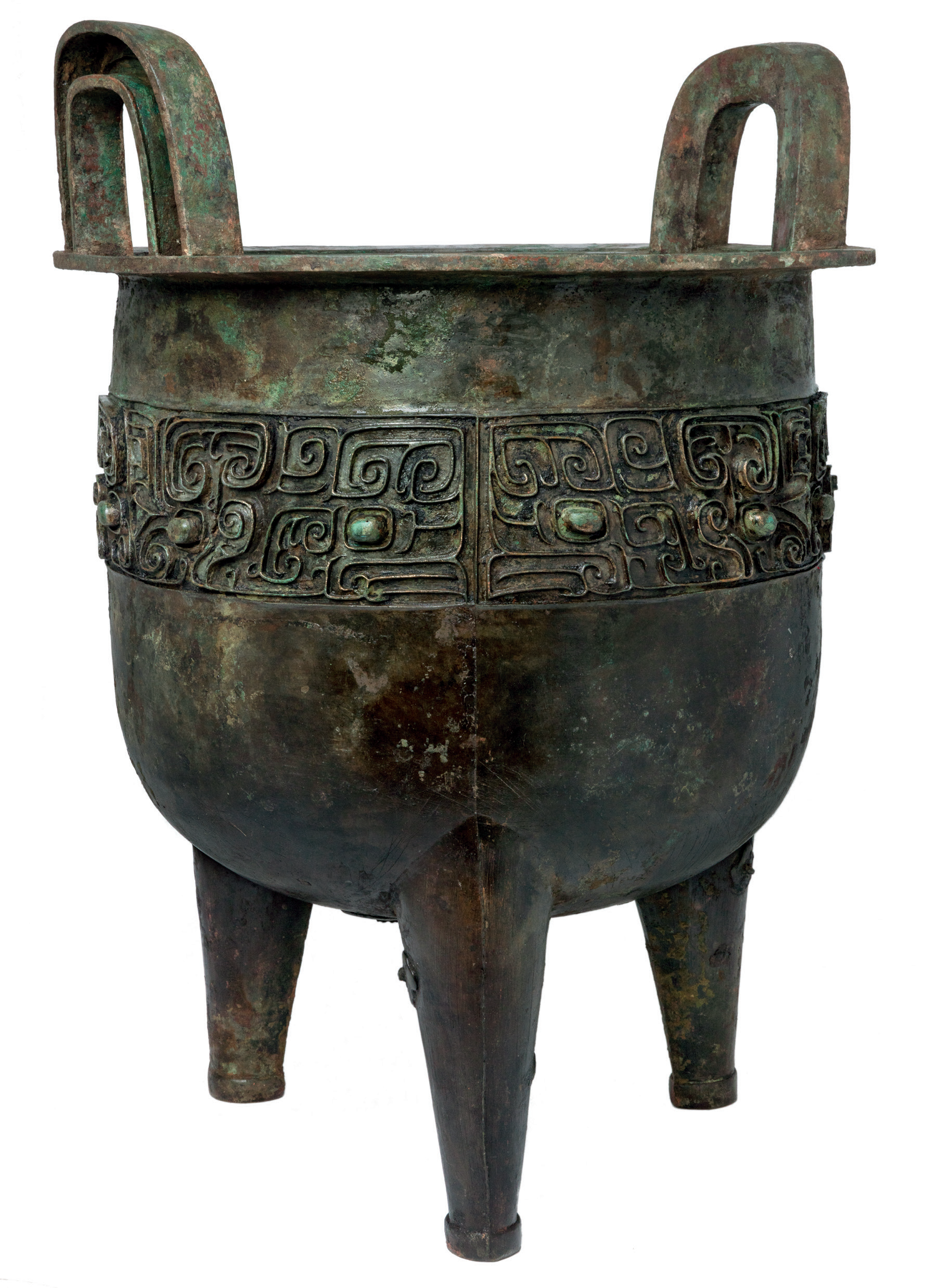 图为国家一级文物青铜鬲鼎(商)