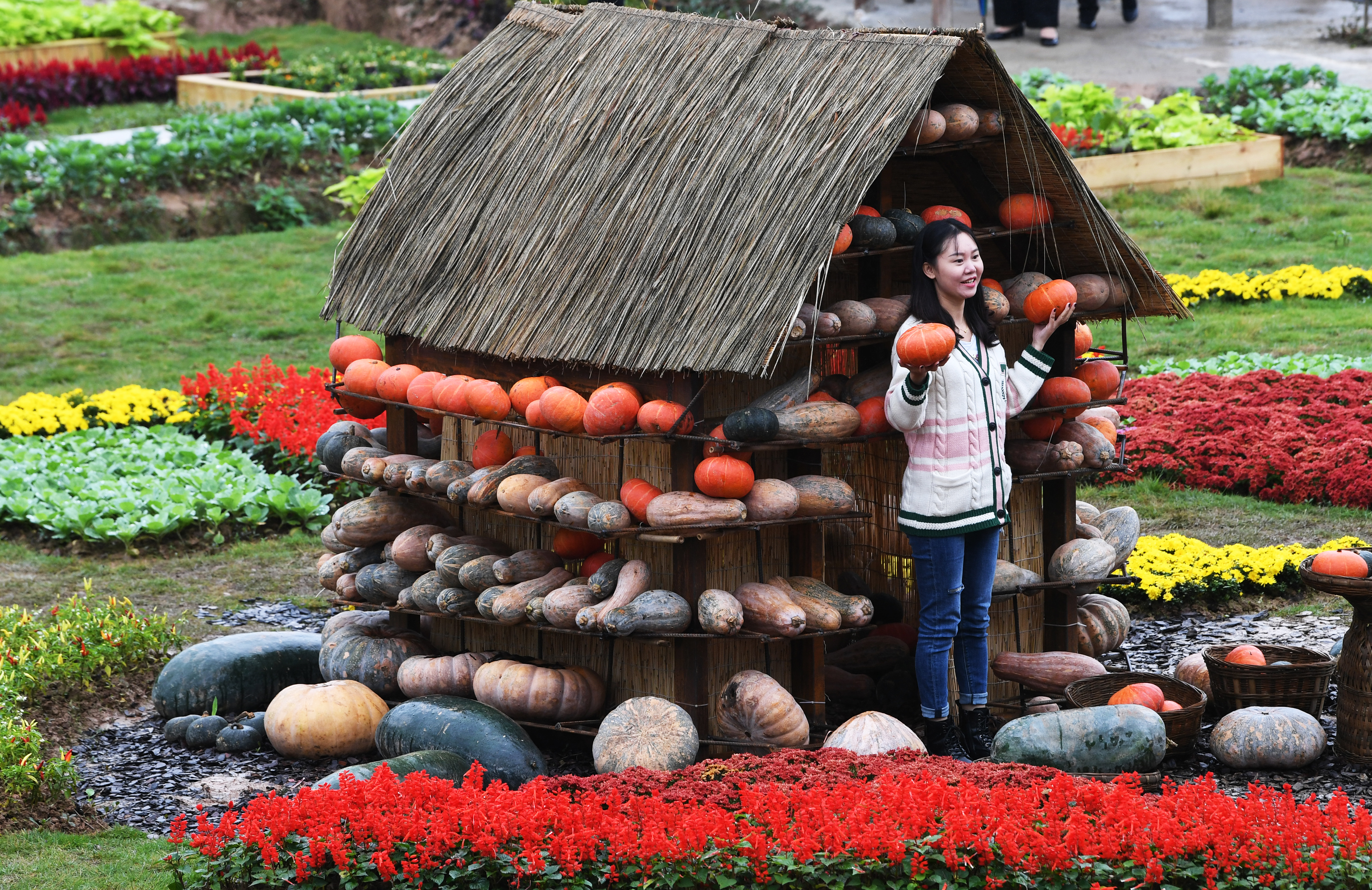 着雨后乡村美景……尽管国庆中秋"双节"期间重庆主城区一直细雨连绵