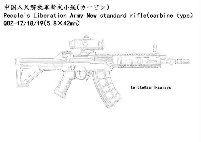 qbz-191?中国新枪疑采用3位数编号,咋和95不一样