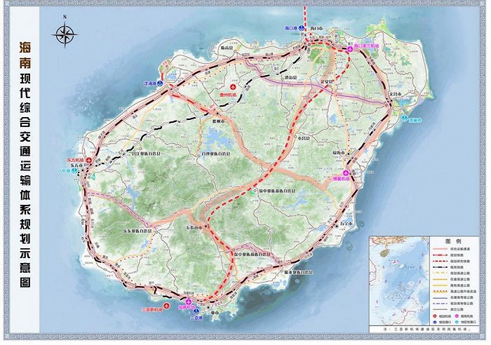 海儋高速规划图图片