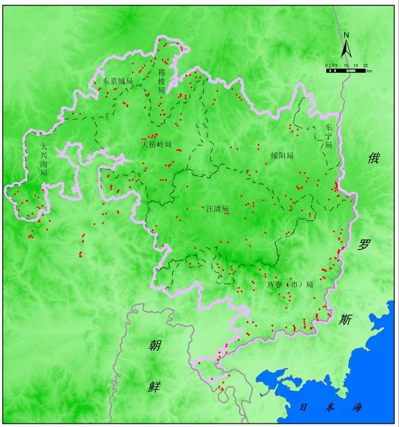 东北虎豹公园详细地图图片