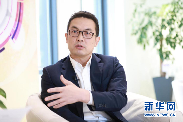 强生全球资深副总裁、中国区主席宋为群 新华网 肖寒 摄