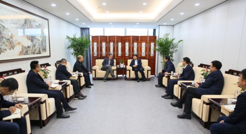 永安保险副总裁首席投资官陈宇一行 前往陕国投业务交流