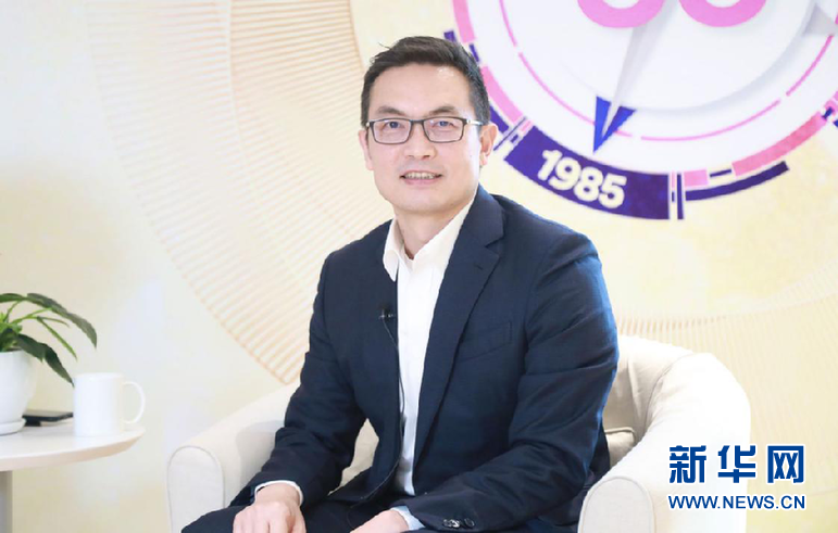 强生全球资深副总裁、中国区主席宋为群 新华网 肖寒 摄