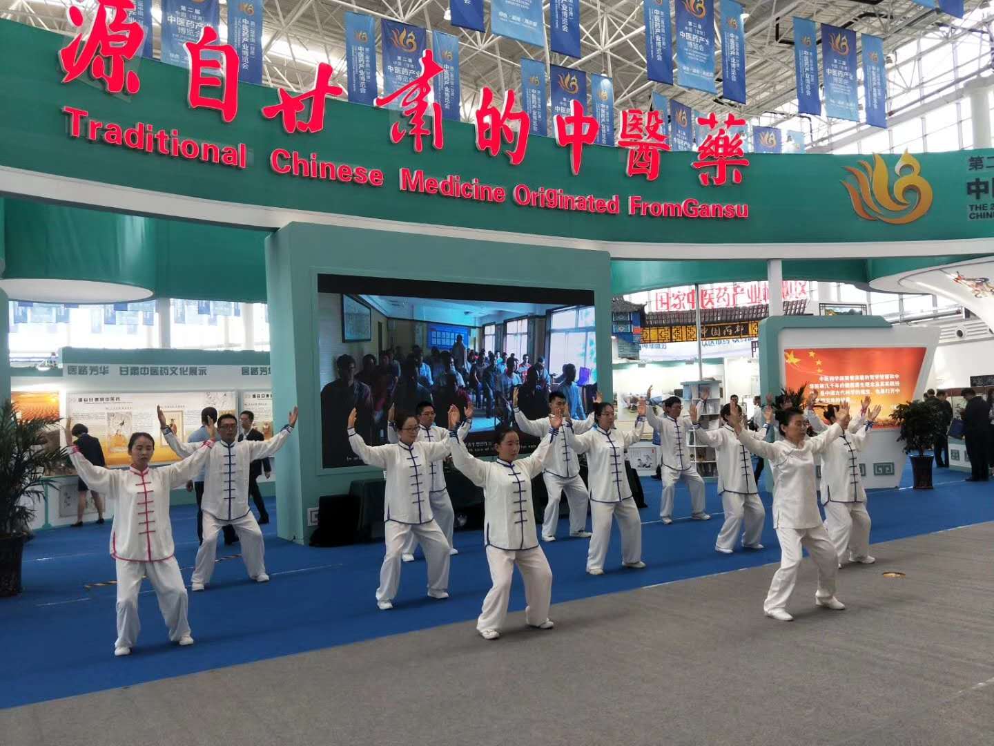 魏清琳教授团队在演练五禽导引（资料图）