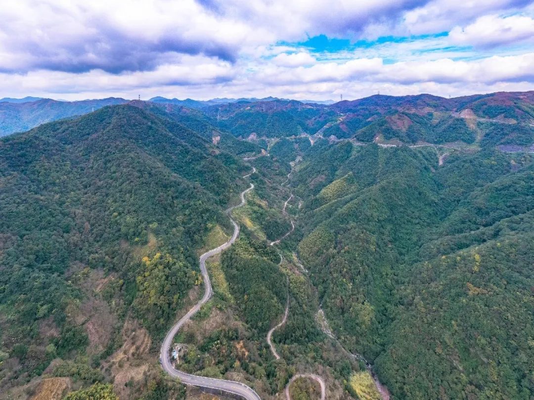 宁波这条盘山公路美得醉人!头上开着小火车,还有色彩斑斓的水库湿地!