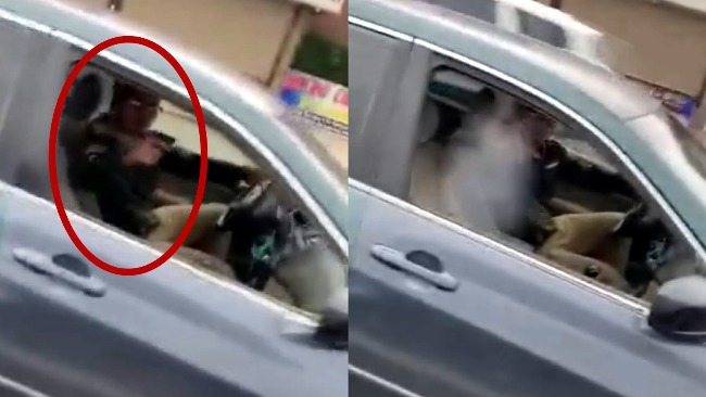 美国“路怒”司机一言不合就掏枪射击 受害者拍下现场视频