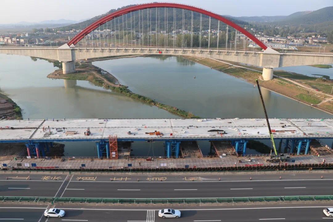 引江济淮s12高速保通桥全线贯通凤凰网安徽_凤凰网