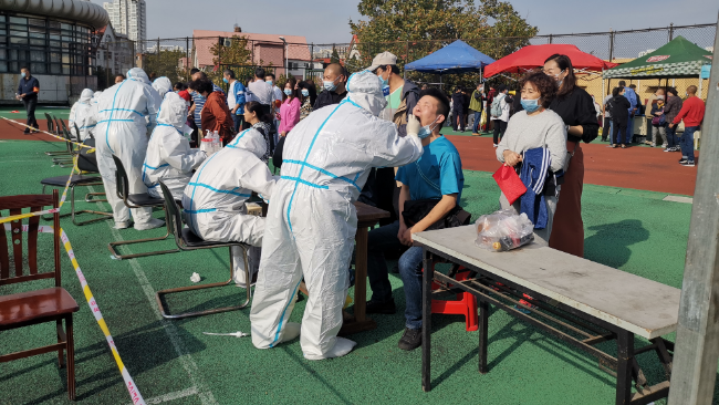 全力以赴 市北区登州路街道坚决打赢核酸检测工作阻击战