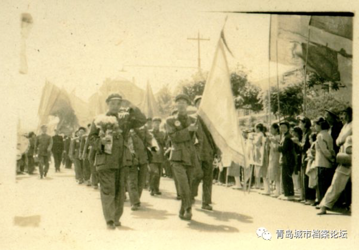 ▪抗美援朝医疗队伍从青岛出发