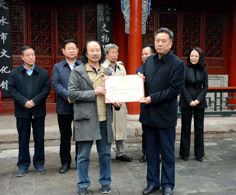 翰墨风华 巩作义书法作品展在天水市文化馆举办