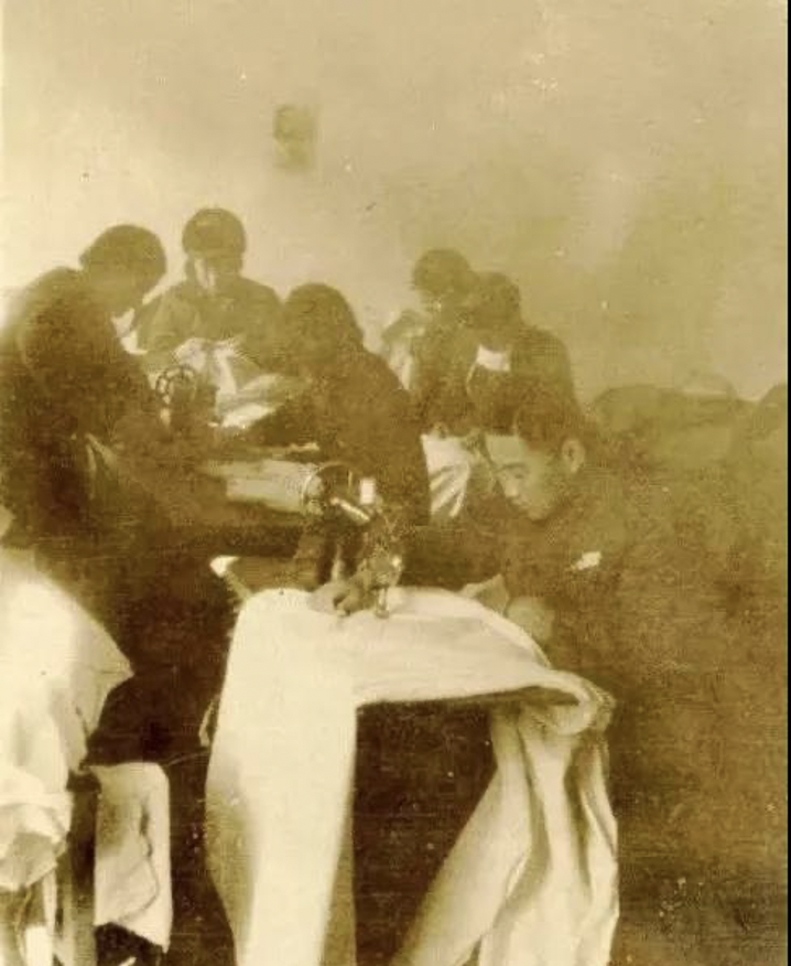 ▪为了节约,亲手制作治疗巾