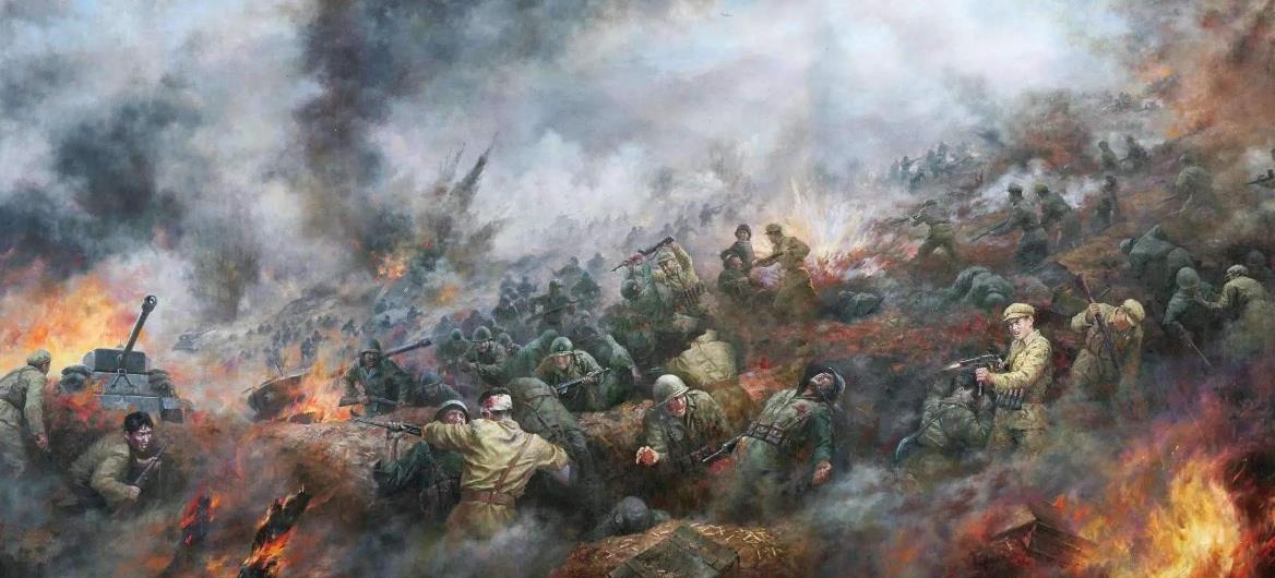 创造性地运用新战法,连续实施了五次战役,把所谓的"联合国军"从鸭绿江