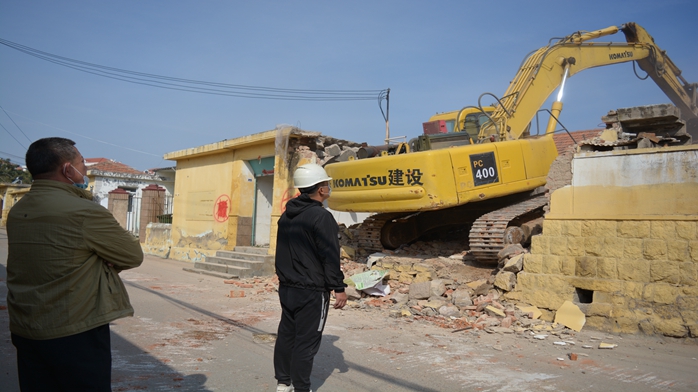 旧村要有大改变 牟家社区旧村正式启动拆除工作