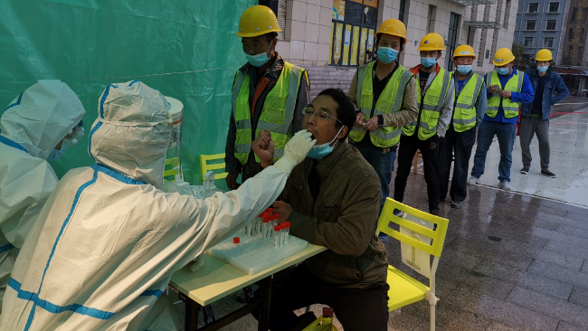 全力以赴 市北区登州路街道坚决打赢核酸检测工作阻击战