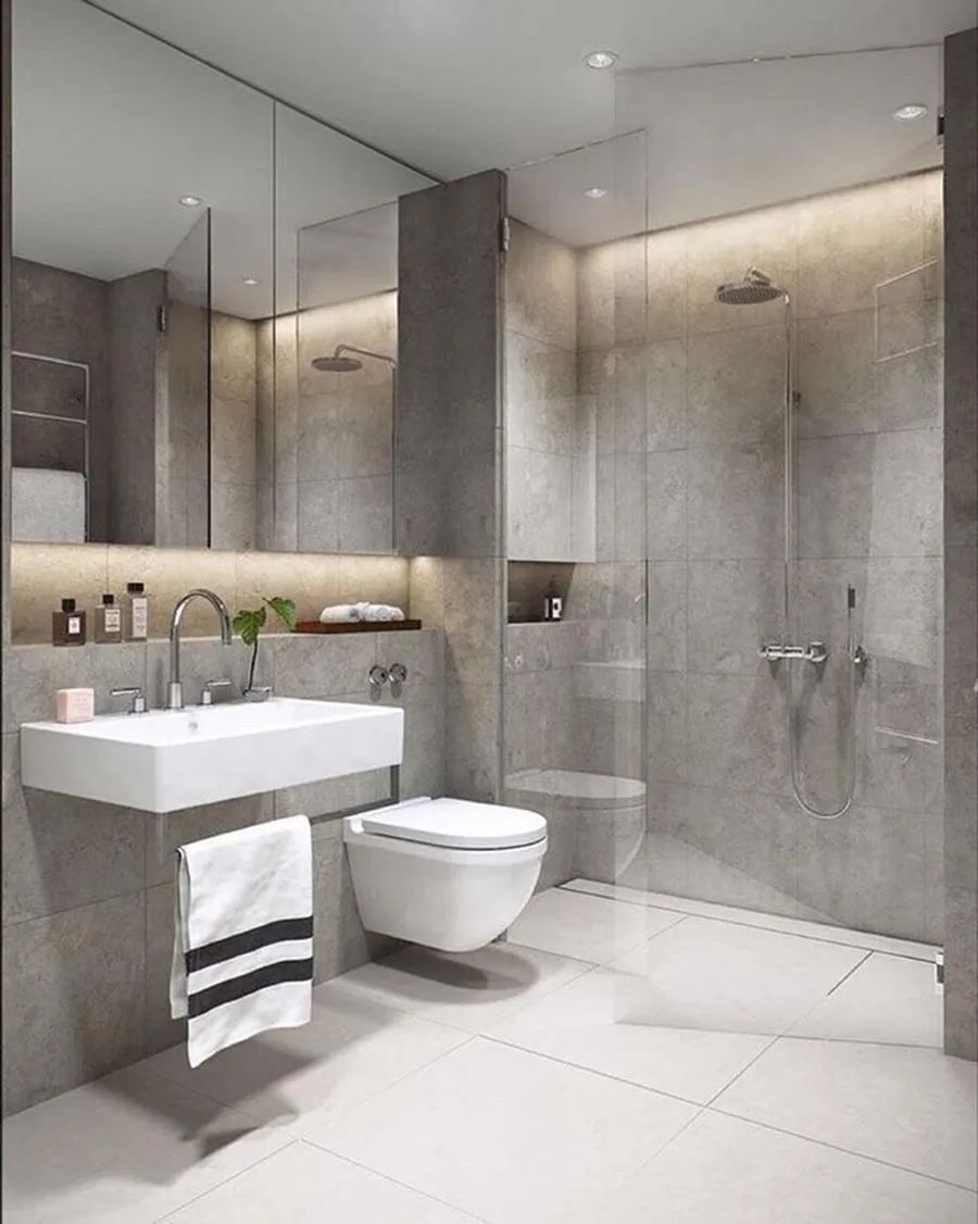 图片来源/ pinterest@ Bathroom Ideas | Bathroom Remodel, Design and Decorations Tips