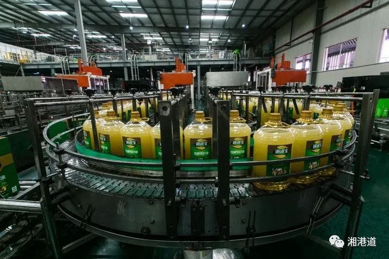 ▲ 道道全粮油项目小包装车间自动生产线