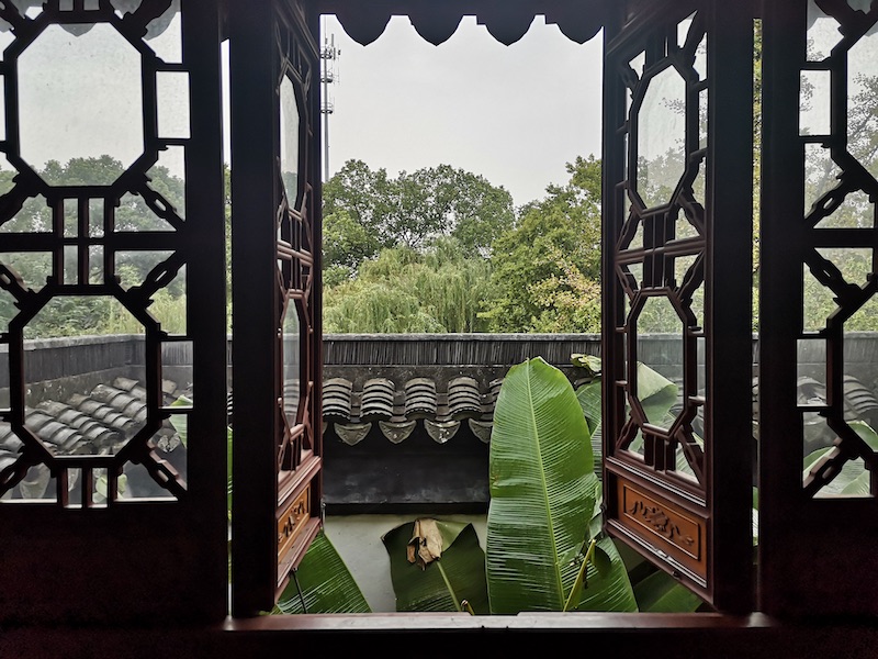 珍珠塔园窗景    Richard 图