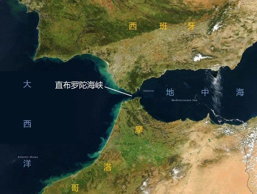 世界地图海峡位置图片
